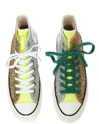 Мужские золотые высокие кеды от Converse X JW Anderson