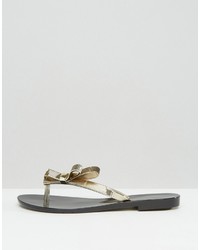 Золотые вьетнамки от Melissa