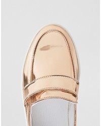 Женские золотые кеды от Asos