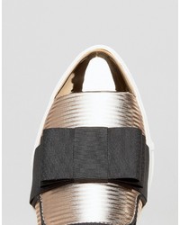 Женские золотые кеды от Miss KG