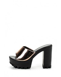 Женские золотые кожаные босоножки от Sweet Shoes