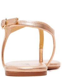 Золотые кожаные вьетнамки от Splendid