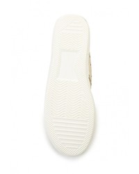 Женские золотые кожаные кеды от GLAMforever