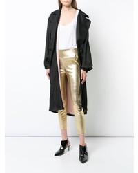 Золотые кожаные леггинсы от Sprwmn