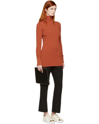 Женские золотые кожаные низкие кеды от Lanvin