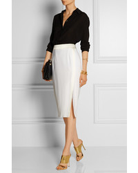 Золотые кожаные сабо от Giuseppe Zanotti