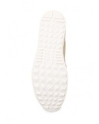 Женские золотые кожаные слипоны от Aldo