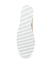 Женские золотые кожаные слипоны от Gold Key