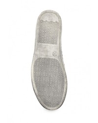 Женские золотые кожаные слипоны от Mada-Emme