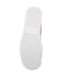 Женские золотые кожаные слипоны от Springway