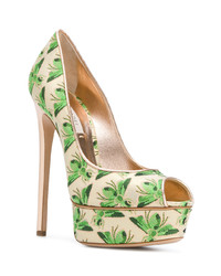 Золотые кожаные туфли от Casadei