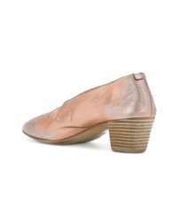 Золотые кожаные туфли от Marsèll