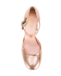 Золотые кожаные туфли от Anna F.