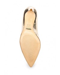 Золотые кожаные туфли от Schutz