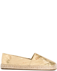 Женские золотые кожаные эспадрильи от MICHAEL Michael Kors
