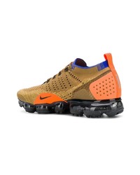 Мужские золотые кроссовки с принтом от Nike