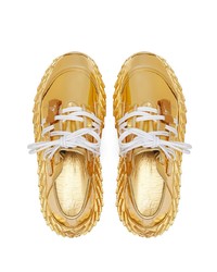 Мужские золотые кроссовки от Giuseppe Zanotti