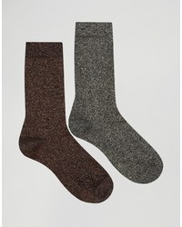 Мужские золотые носки от Asos