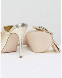 Золотые сабо от Asos