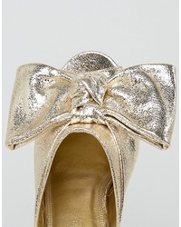 Золотые сабо от Asos