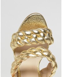 Золотые сабо от Asos