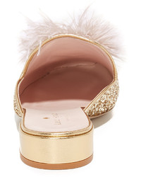 Золотые сабо от Kate Spade