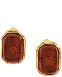 Золотые серьги от Chanel