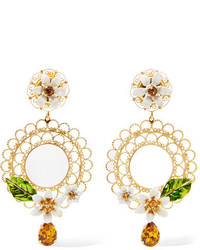 Золотые серьги от Dolce & Gabbana