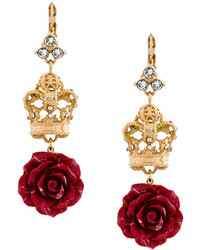 Золотые серьги от Dolce & Gabbana