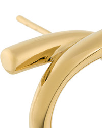 Золотые серьги от Salvatore Ferragamo