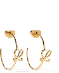 Золотые серьги от Loewe