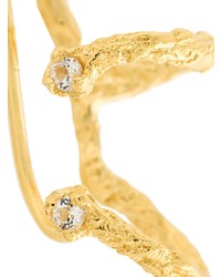 Золотые серьги от Niza Huang