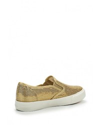 Женские золотые слипоны от Bella Comoda