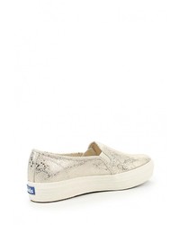 Женские золотые слипоны от Keds