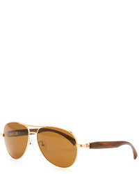 Золотые солнцезащитные очки