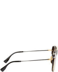 Мужские золотые солнцезащитные очки от Dita