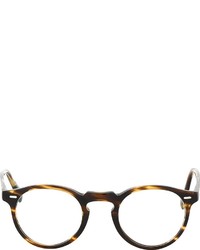 Мужские золотые солнцезащитные очки от Oliver Peoples