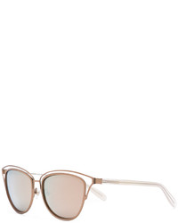 Женские золотые солнцезащитные очки от Monique Lhuillier