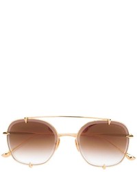 Женские золотые солнцезащитные очки от Dita Eyewear