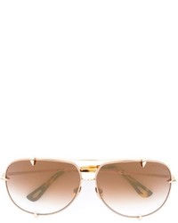 Мужские золотые солнцезащитные очки от Dita Eyewear