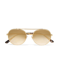 Женские золотые солнцезащитные очки от Dolce & Gabbana