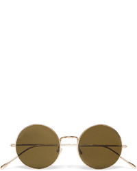 Мужские золотые солнцезащитные очки от Illesteva