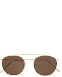 Мужские золотые солнцезащитные очки от Illesteva
