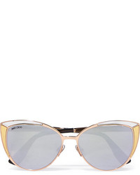 Женские золотые солнцезащитные очки от Jimmy Choo