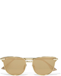 Женские золотые солнцезащитные очки от Le Specs