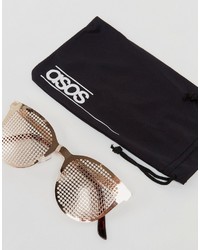 Женские золотые солнцезащитные очки от Asos