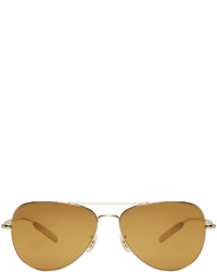 Мужские золотые солнцезащитные очки от Paul Smith