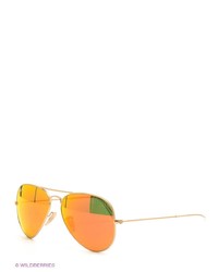 Мужские золотые солнцезащитные очки от Ray-Ban