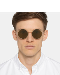 Мужские золотые солнцезащитные очки от Illesteva