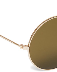 Мужские золотые солнцезащитные очки от Illesteva